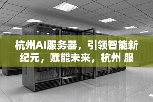 杭州AI服务器，引领智能新纪元，赋能未来，杭州 服务器