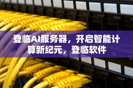 登临AI服务器，开启智能计算新纪元，登临软件