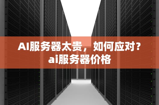 AI服务器太贵，如何应对？ai服务器价格