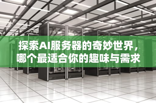 探索AI服务器的奇妙世界，哪个最适合你的趣味与需求？ai哪个服务器好玩一点