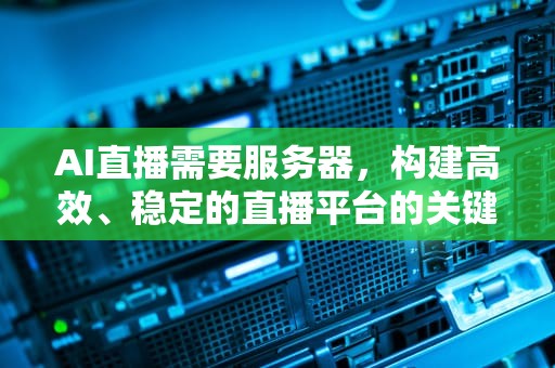 AI直播需要服务器，构建高效、稳定的直播平台的关键，ai直播需要服务器么