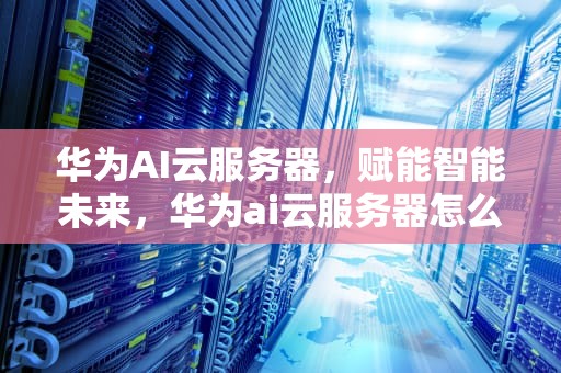 华为AI云服务器，赋能智能未来，华为ai云服务器怎么用