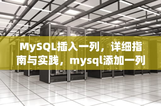 MySQL插入一列，详细指南与实践，mysql添加一列的语句