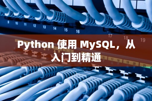 Python 使用 MySQL，从入门到精通