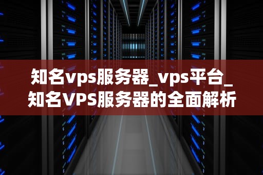 知名vps服务器_vps平台_知名VPS服务器的全面解析