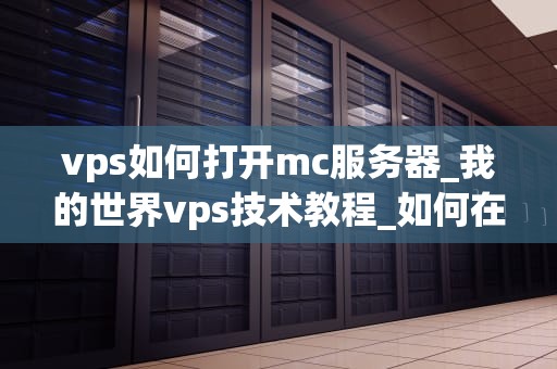 vps如何打开mc服务器_我的世界vps技术教程_如何在VPS上开启Minecraft服务器