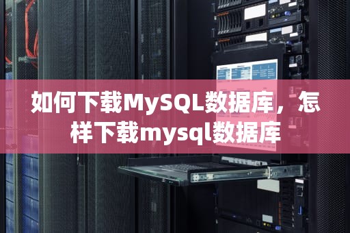 如何下载MySQL数据库，怎样下载mysql数据库