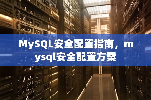 MySQL安全配置指南，mysql安全配置方案