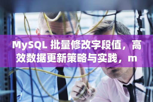 MySQL 批量修改字段值，高效数据更新策略与实践，mysql 批量修改字段值