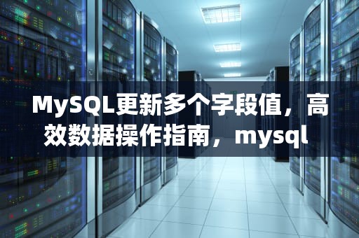 MySQL更新多个字段值，高效数据操作指南，mysql 更新多个字段