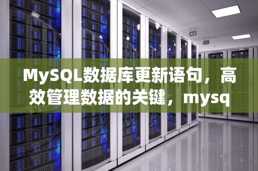 MySQL数据库更新语句，高效管理数据的关键，mysql更新数据的语句
