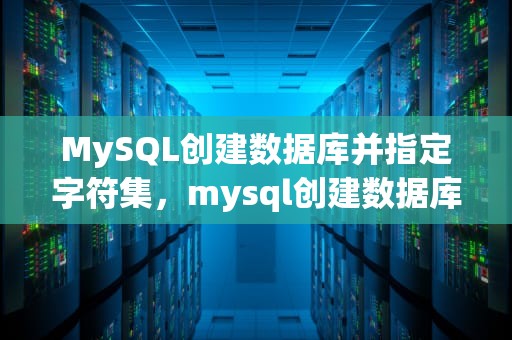 MySQL创建数据库并指定字符集，mysql创建数据库指定字符集代码