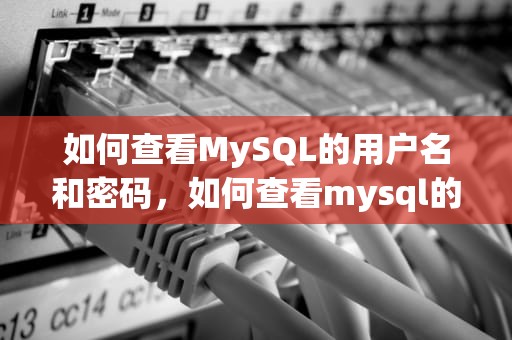 如何查看MySQL的用户名和密码，如何查看mysql的用户名和密码的命令