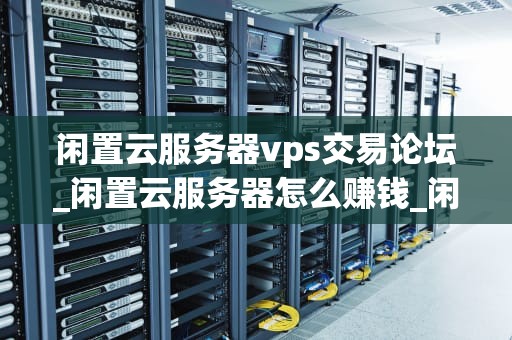 闲置云服务器vps交易论坛_闲置云服务器怎么赚钱_闲置云服务器VPS交易论坛的探索与实践
