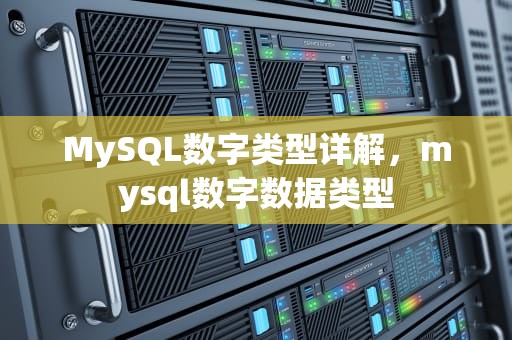 MySQL数字类型详解，mysql数字数据类型