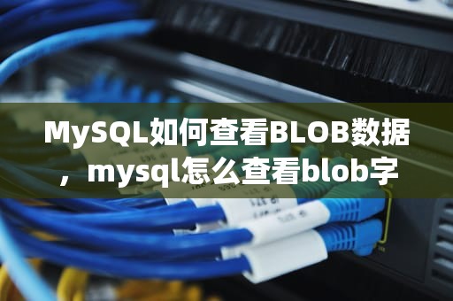 MySQL如何查看BLOB数据，mysql怎么查看blob字段