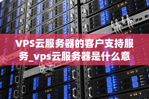 VPS云服务器的客户支持服务_vps云服务器是什么意思_VPS云服务器的客户支持服务：关键要素与实践