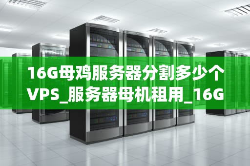 16G母鸡服务器分割多少个VPS_服务器母机租用_16G母鸡服务器分割多少个VPS？