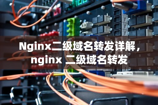 Nginx二级域名转发详解，nginx 二级域名转发