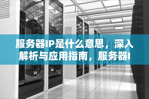 服务器IP是什么意思，深入解析与应用指南，服务器IP是什么意思?