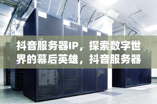 抖音服务器IP，探索数字世界的幕后英雄，抖音服务器ip地址