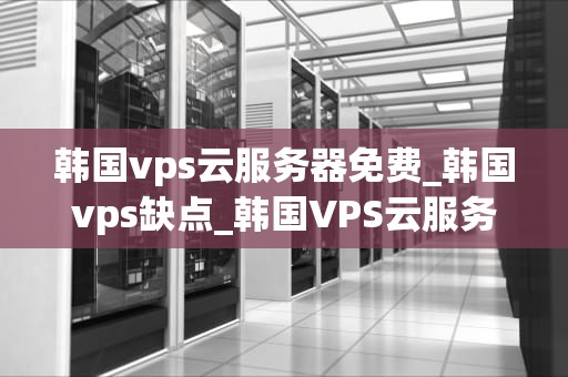 韩国vps云服务器免费_韩国vps缺点_韩国VPS云服务器免费：一场革命性的技术变革