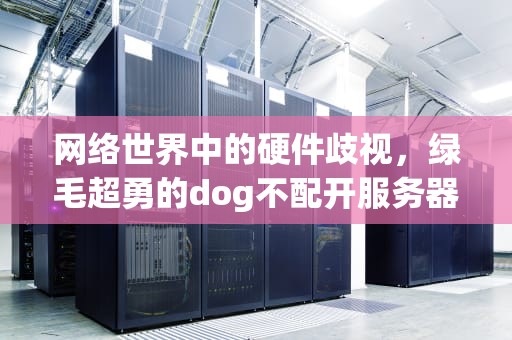 网络世界中的硬件歧视，绿毛超勇的dog不配开服务器？