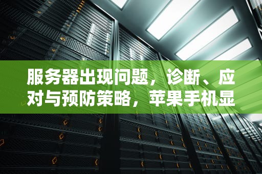 服务器出现问题，诊断、应对与预防策略，苹果手机显示连接服务器出现问题
