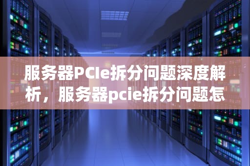 服务器PCIe拆分问题深度解析，服务器pcie拆分问题怎么解决
