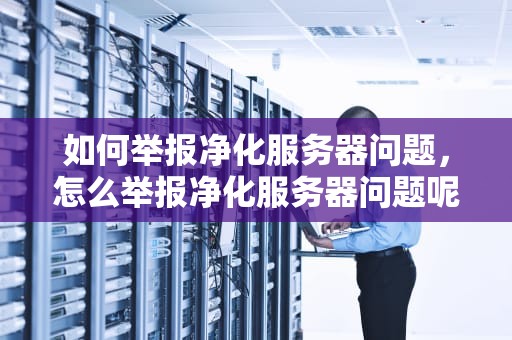 如何举报净化服务器问题，怎么举报净化服务器问题呢