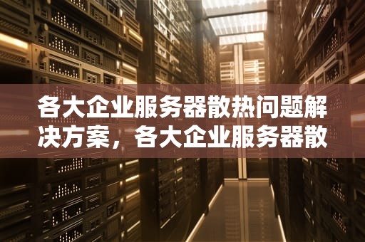 各大企业服务器散热问题解决方案，各大企业服务器散热问题有哪些