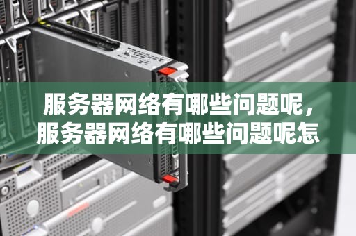 服务器网络有哪些问题呢，服务器网络有哪些问题呢怎么解决