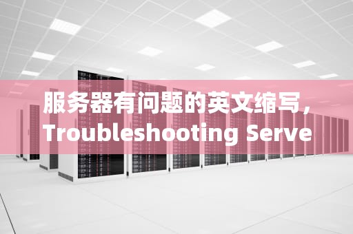 服务器有问题的英文缩写，Troubleshooting Server Issues with Ease，服务器有问题的英文缩写是什么