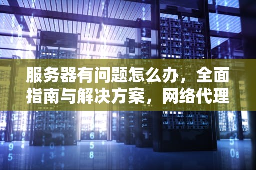 服务器有问题怎么办，全面指南与解决方案，网络代理服务器有问题怎么办