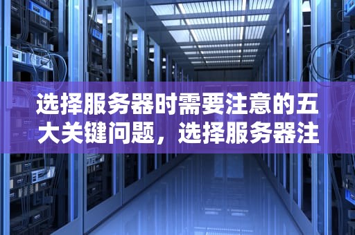 选择服务器时需要注意的五大关键问题，选择服务器注意什么问题呢