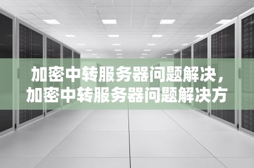 加密中转服务器问题解决，加密中转服务器问题解决方案