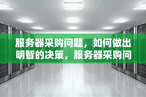 服务器采购问题，如何做出明智的决策，服务器采购问题有哪些