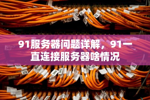 91服务器问题详解，91一直连接服务器啥情况
