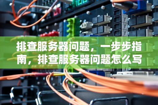 排查服务器问题，一步步指南，排查服务器问题怎么写