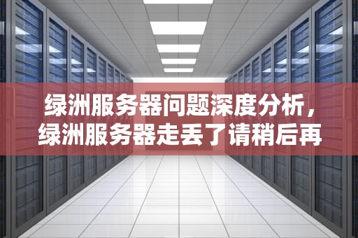 绿洲服务器问题深度分析，绿洲服务器走丢了请稍后再试