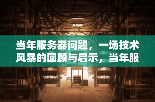 当年服务器问题，一场技术风暴的回顾与启示，当年服务器问题有多严重