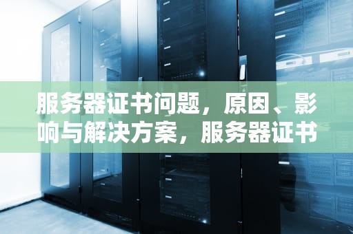 服务器证书问题，原因、影响与解决方案，服务器证书问题怎么解决
