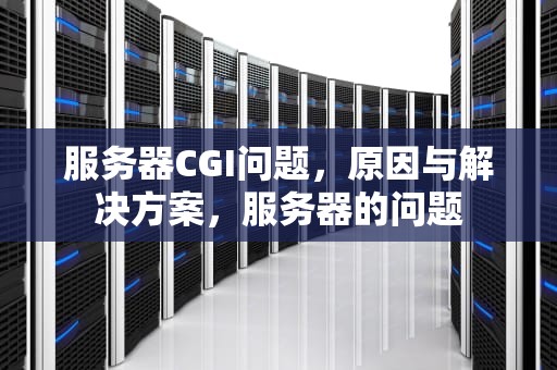 服务器CGI问题，原因与解决方案，服务器的问题