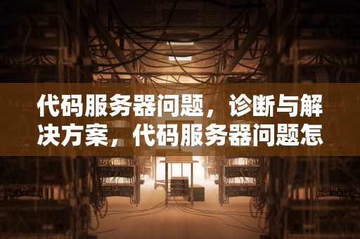 代码服务器问题，诊断与解决方案，代码服务器问题怎么解决