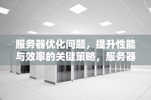 服务器优化问题，提升性能与效率的关键策略，服务器优化问题有哪些