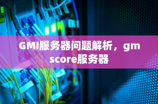 GMI服务器问题解析，gmscore服务器