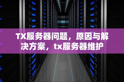 TX服务器问题，原因与解决方案，tx服务器维护