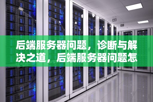 后端服务器问题，诊断与解决之道，后端服务器问题怎么解决