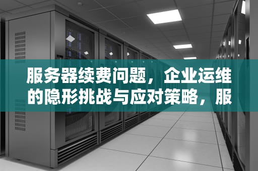 服务器续费问题，企业运维的隐形挑战与应对策略，服务器续费问题怎么解决