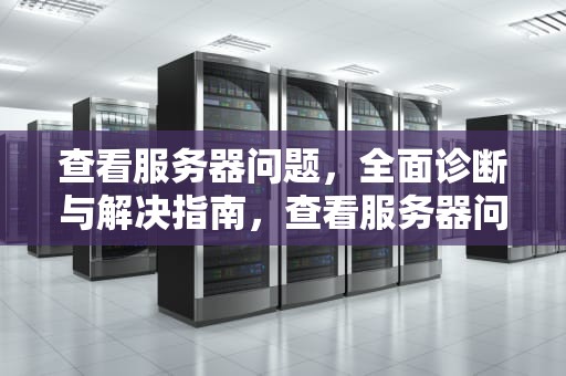 查看服务器问题，全面诊断与解决指南，查看服务器问题的软件
